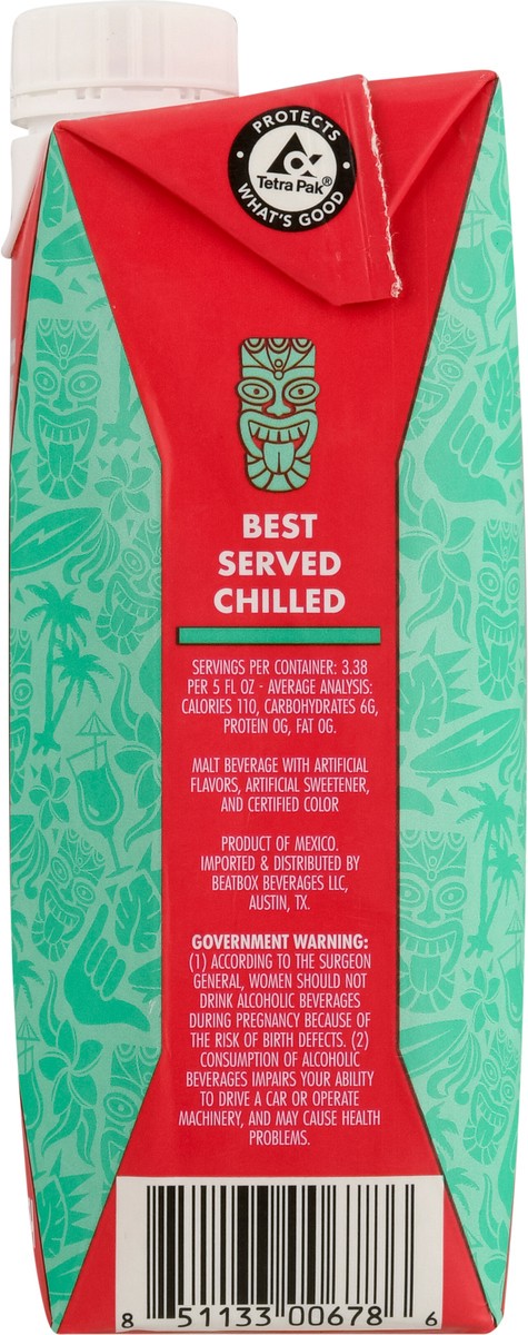 slide 8 of 9, Beatbox Fruit Punch Malt Beverage 16.9 fl oz, 16.9 fl oz