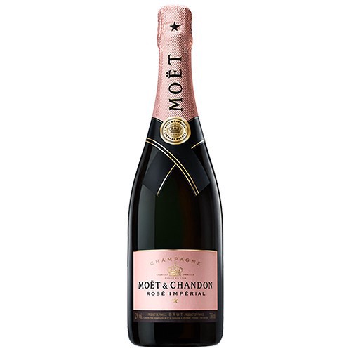 slide 1 of 1, Moet &Amp; Chandon Brut Imperial Rose Champagne Rose Champagne Blend, 750 ml