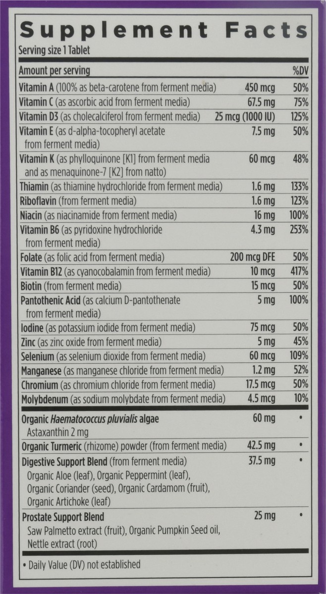 slide 5 of 9, New Chapter Every Man's One Daily 55+ Multivitamin, 48 ct