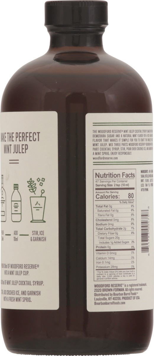 slide 4 of 9, Woodford Reserve Mint Julep Cocktail Syrup - 16 fl oz, 16 fl oz