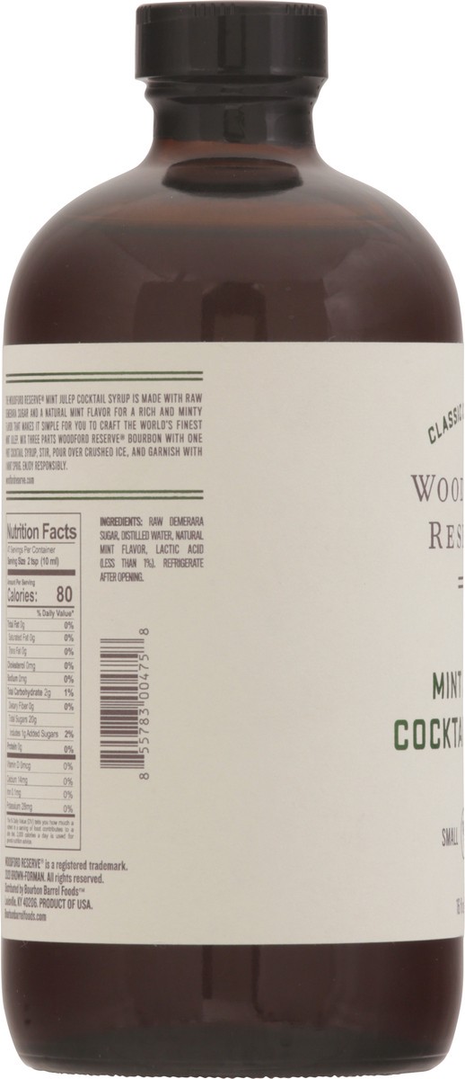 slide 6 of 9, Woodford Reserve Mint Julep Cocktail Syrup - 16 fl oz, 16 fl oz