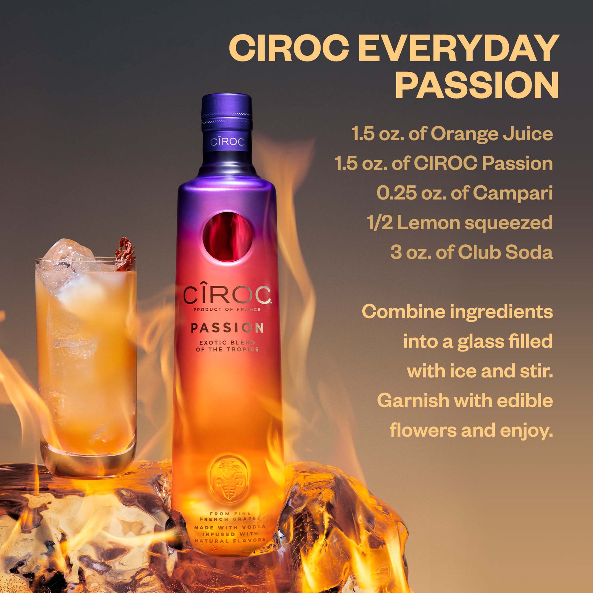 slide 2 of 7, Ciroc Passion Vodka 750 ml, 750 ml