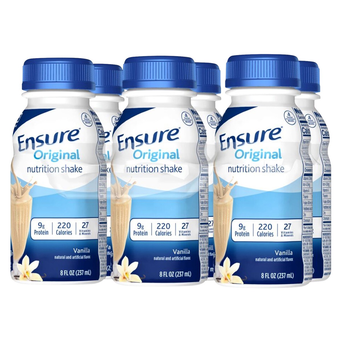 slide 3 of 5, Ensure Original Vanilla Nutrition Shake, 48 oz