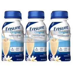 Ensure Original Vanilla Nutrition Shake - 6 ct
