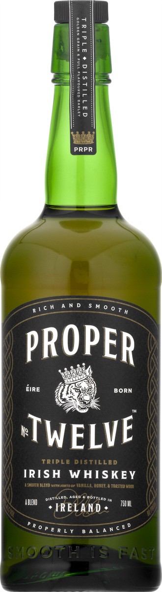 slide 3 of 9, Proper No. Twelve Irish Whiskey 80 Proof - 750 ml, 750 ml