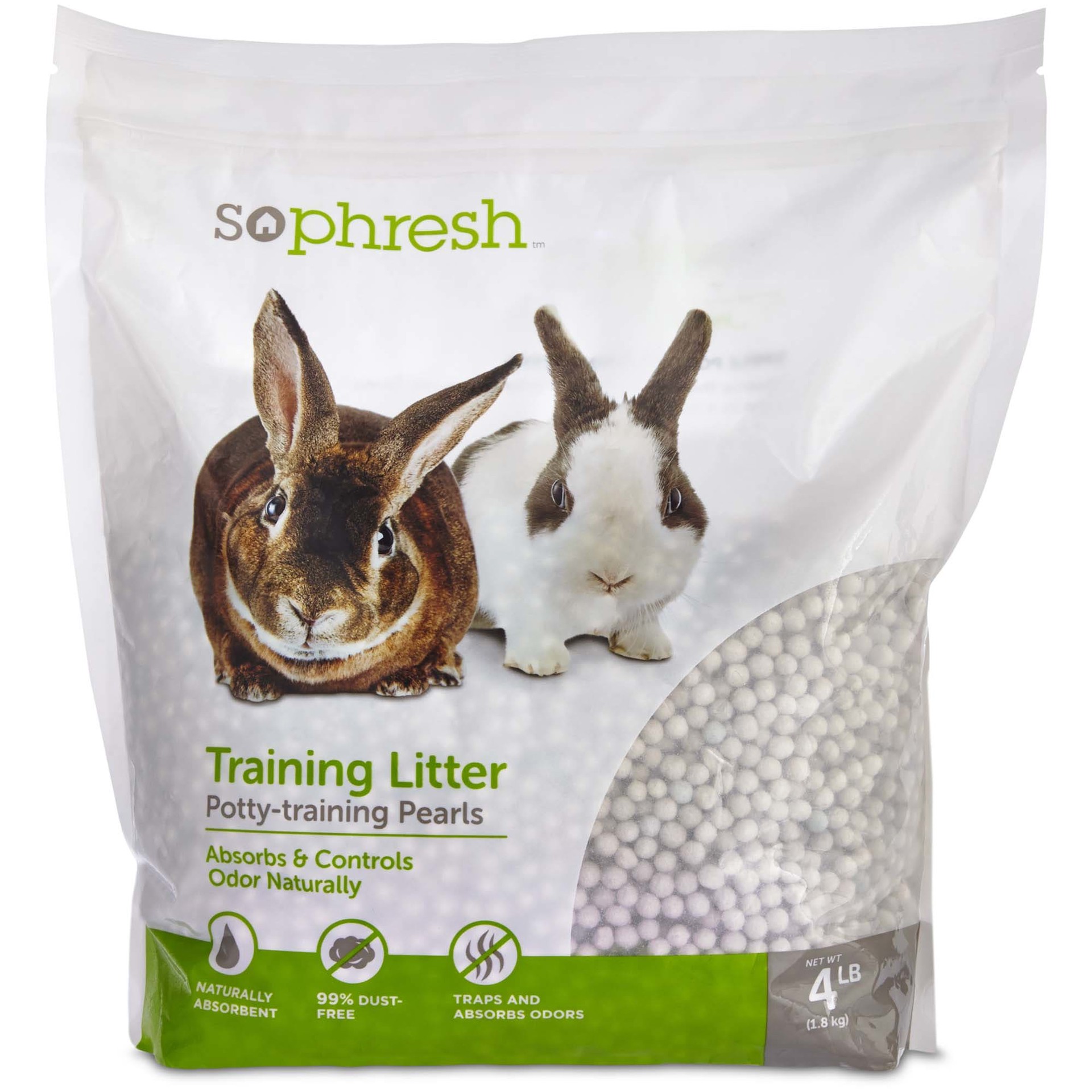 slide 1 of 1, So Phresh Small Animal Training Litter with Potty-Training Pearls, 4 lb