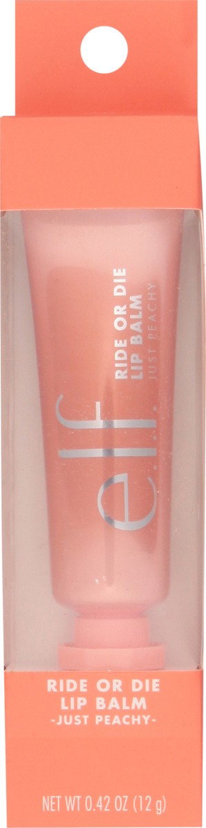 slide 1 of 12, e.l.f. Just Peachy 83377 Ride or Die Lip Balm 0.42 oz, 1 ct