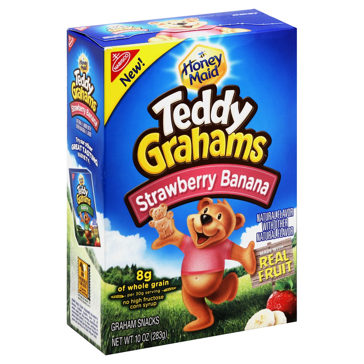 slide 5 of 5, Nabisco Honey Maid Strawberry Banana Teddy Grahams, 10 oz