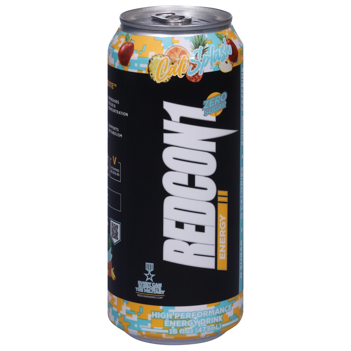 slide 4 of 14, Redcon1 Zero Sugar Cali Splash High Performance Tropical Punch Flavor Energy Drink 16 fl oz, 16 fl oz