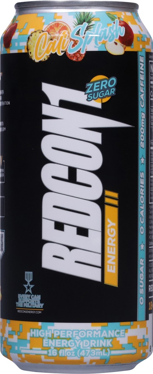 slide 8 of 14, Redcon1 Zero Sugar Cali Splash High Performance Tropical Punch Flavor Energy Drink 16 fl oz, 16 fl oz