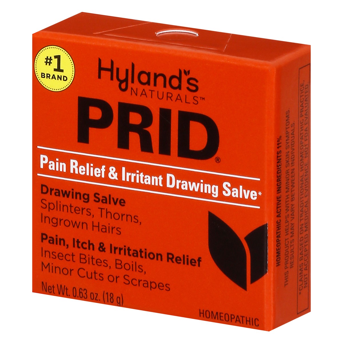 slide 4 of 9, Hyland's Naturals Prid Pain Relief & Irritant Drawing Salve 0.63 oz, 0.63 oz