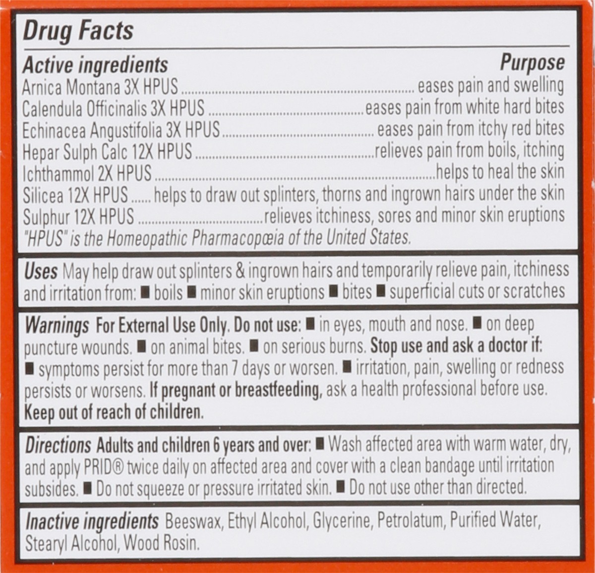 slide 8 of 9, Hyland's Naturals Prid Pain Relief & Irritant Drawing Salve 0.63 oz, 0.63 oz