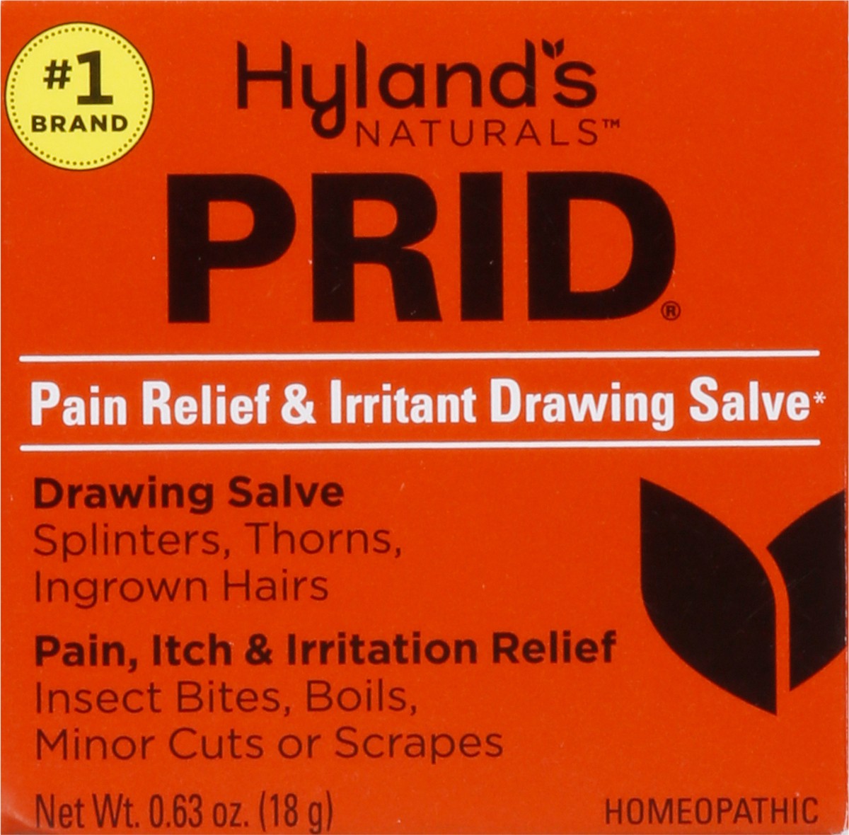 slide 7 of 9, Hyland's Naturals Prid Pain Relief & Irritant Drawing Salve 0.63 oz, 0.63 oz