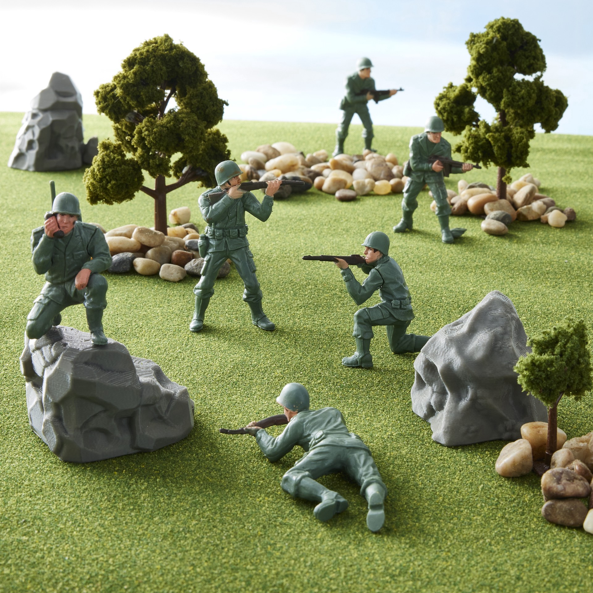 slide 3 of 3, Safari Ltd. Safari Ltd Toobs Army Men Designer, 1.76 in x 1.76 in x 10.34 in