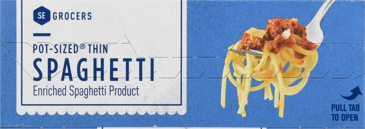 slide 7 of 10, SE Grocers Pot-Sized Thin Spaghetti, 16 oz