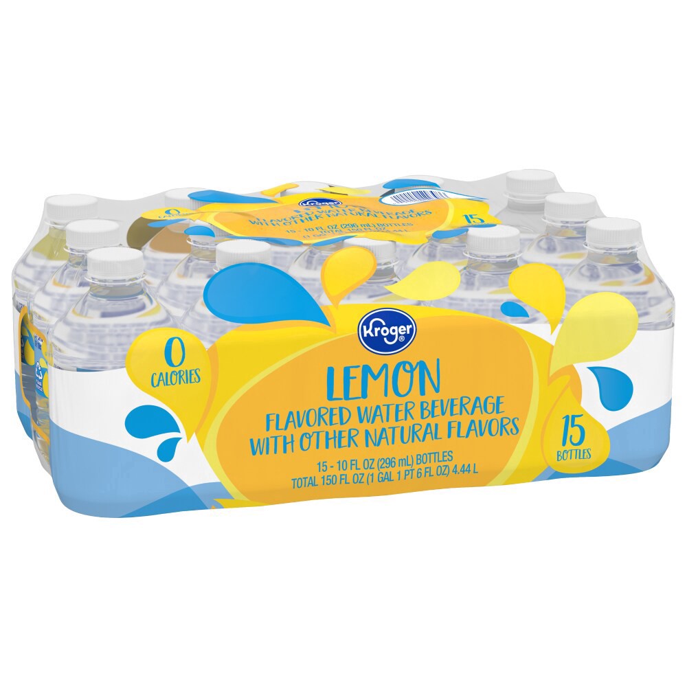 slide 5 of 5, Kroger Lemon Flavored Water - 10 oz, 10 oz