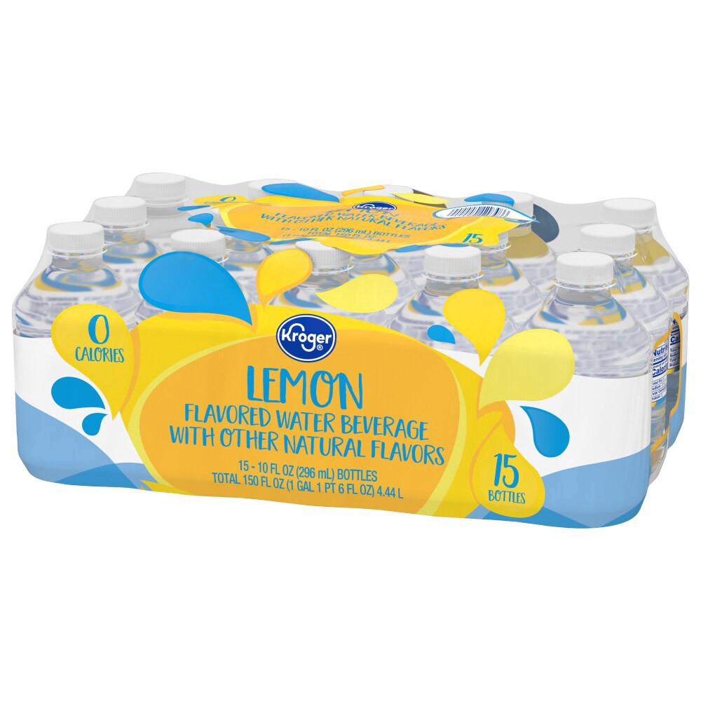 slide 4 of 5, Kroger Lemon Flavored Water - 10 oz, 10 oz
