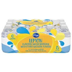 Kroger Lemon Flavored Water - 10 oz