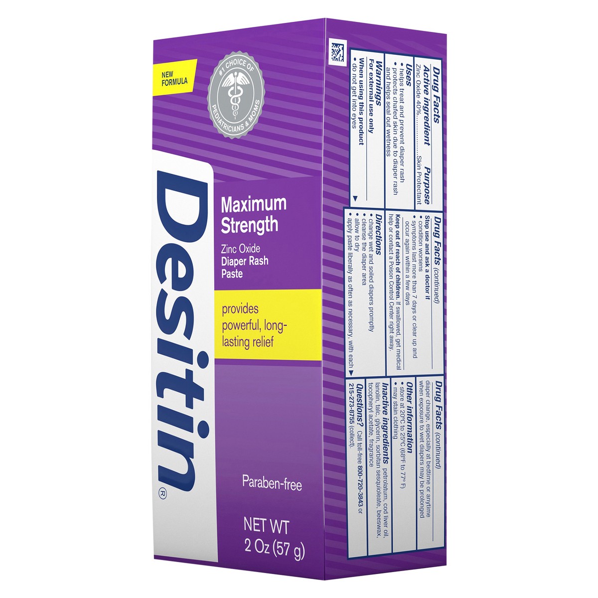 slide 3 of 4, Desitin Maximum Strength Baby Diaper Rash Cream, Travel Size, 2 oz, 2 oz