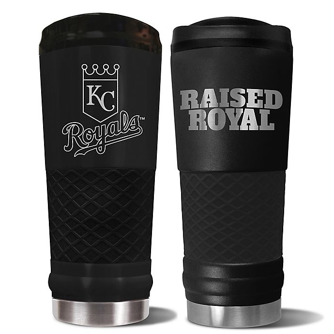 slide 1 of 1, MLB Kansas City Royals Powder Coated Stealth Draft Tumbler, 24 oz