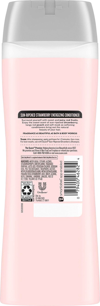 slide 3 of 3, Suave Essentials Conditioner Sun-Ripened Strawberry, 15 oz, 15 oz