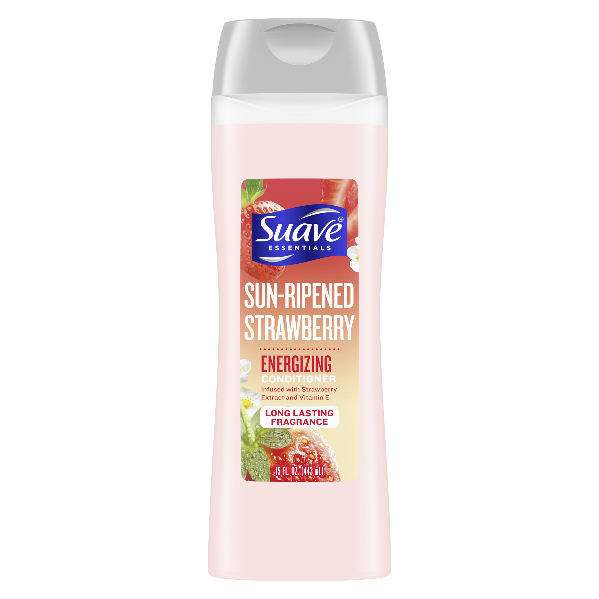 slide 1 of 3, Suave Essentials Conditioner Sun-Ripened Strawberry, 15 oz, 15 oz