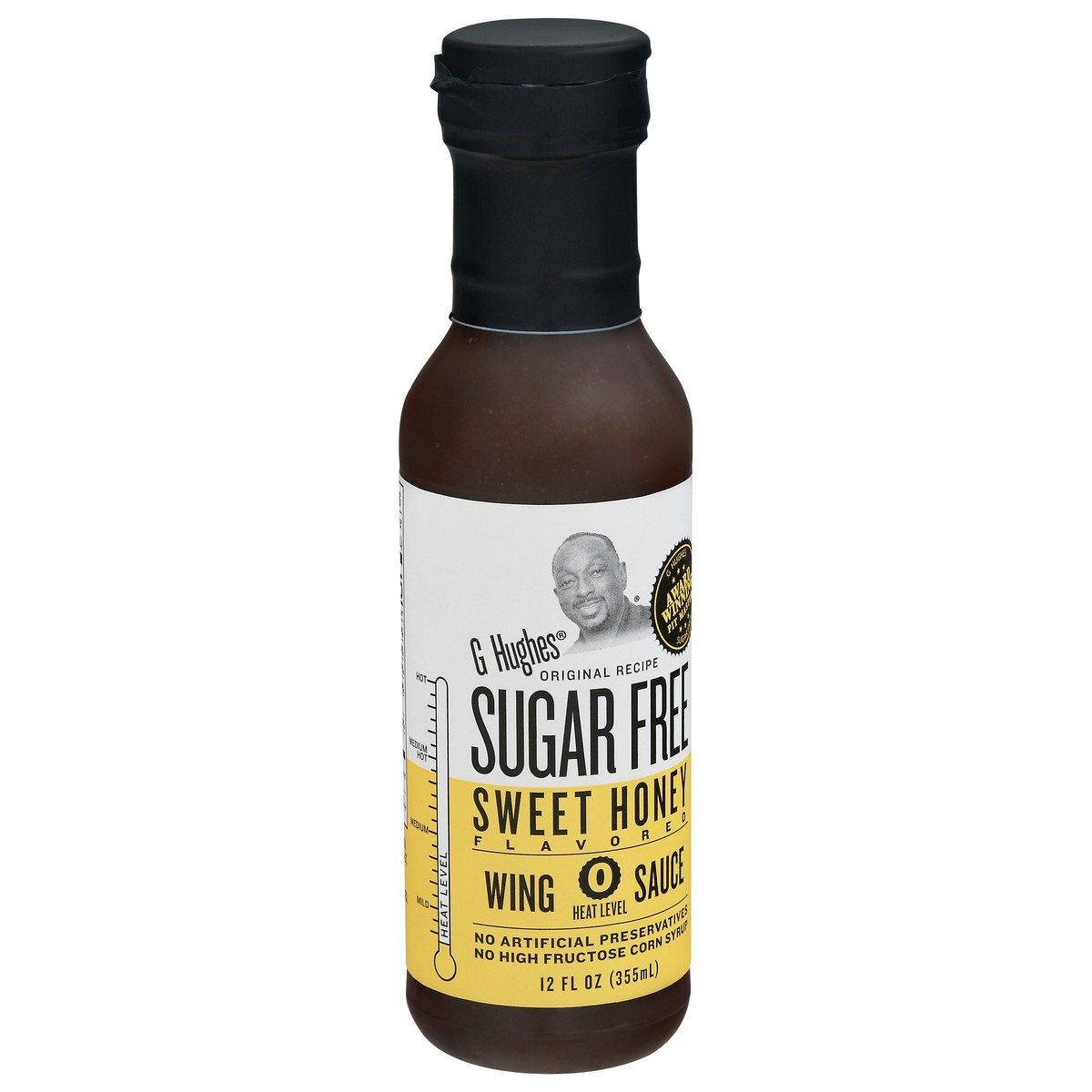 slide 8 of 14, G Hughes Sauce Wing Sweet Honey, 12 oz