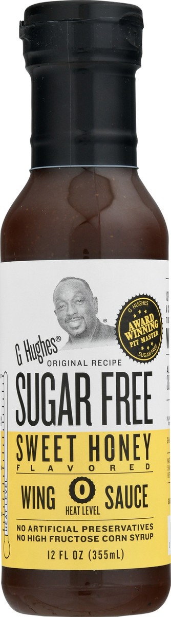 slide 1 of 14, G Hughes Sauce Wing Sweet Honey, 12 oz
