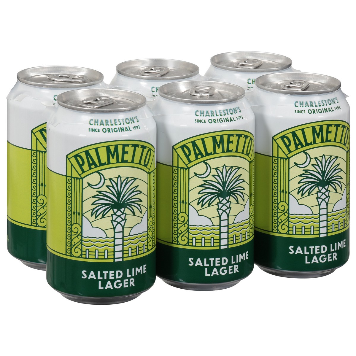 slide 2 of 9, Palmetto Lager Salted Lime Beer 6 - 12 fl oz Cans, 6 ct; 12 oz