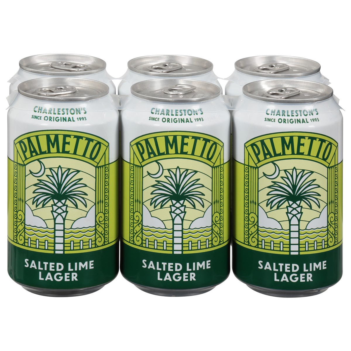 slide 1 of 9, Palmetto Lager Salted Lime Beer 6 - 12 fl oz Cans, 6 ct; 12 oz