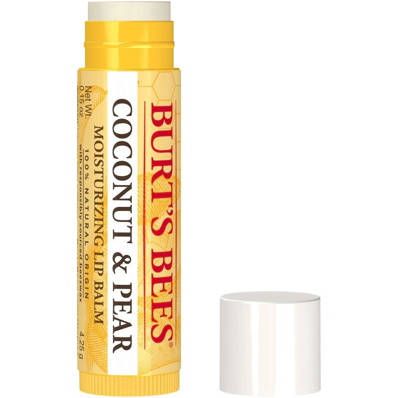 slide 1 of 113, Burt's Bees Moisturizing Coconut & Pear Lip Balm 0.15 oz, 0.15 oz