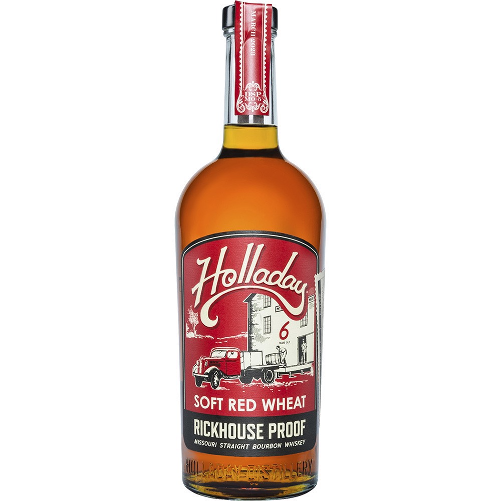 slide 1 of 1, Ben Holladay Bourbon - Red Wheat Rickhouse Proof, 750 ml