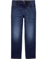 Oshkosh Kid Dark Wash Relaxed-Fit Classic Jeans Rail Tie True Blue 10R