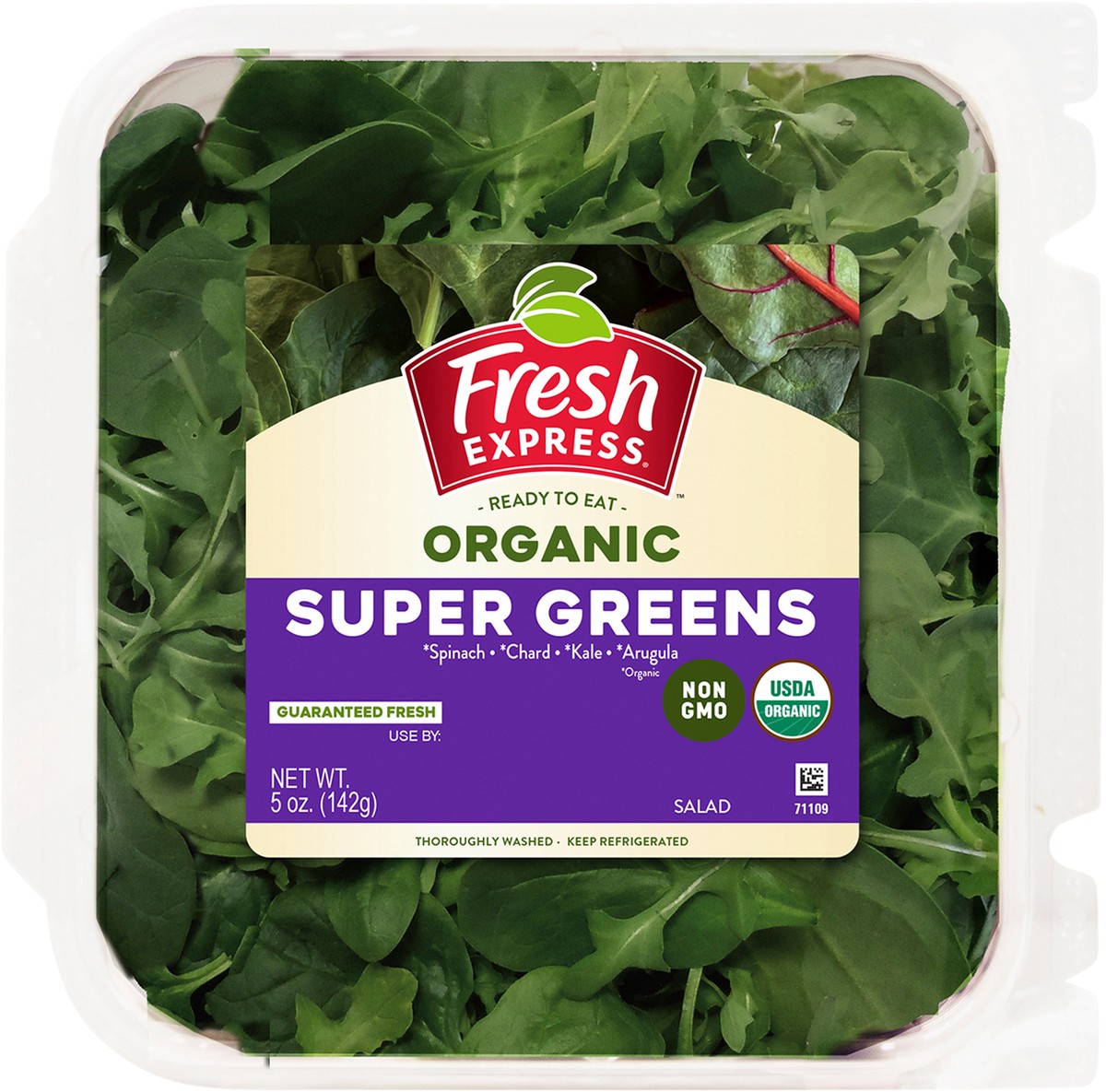 slide 7 of 8, Fresh Express Organic Super Greens, 5 oz