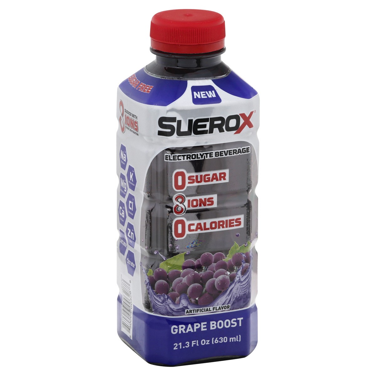 slide 6 of 9, SueroX Grape Boost Electrolyte Beverage 21.3 fl oz, 21.30 fl oz