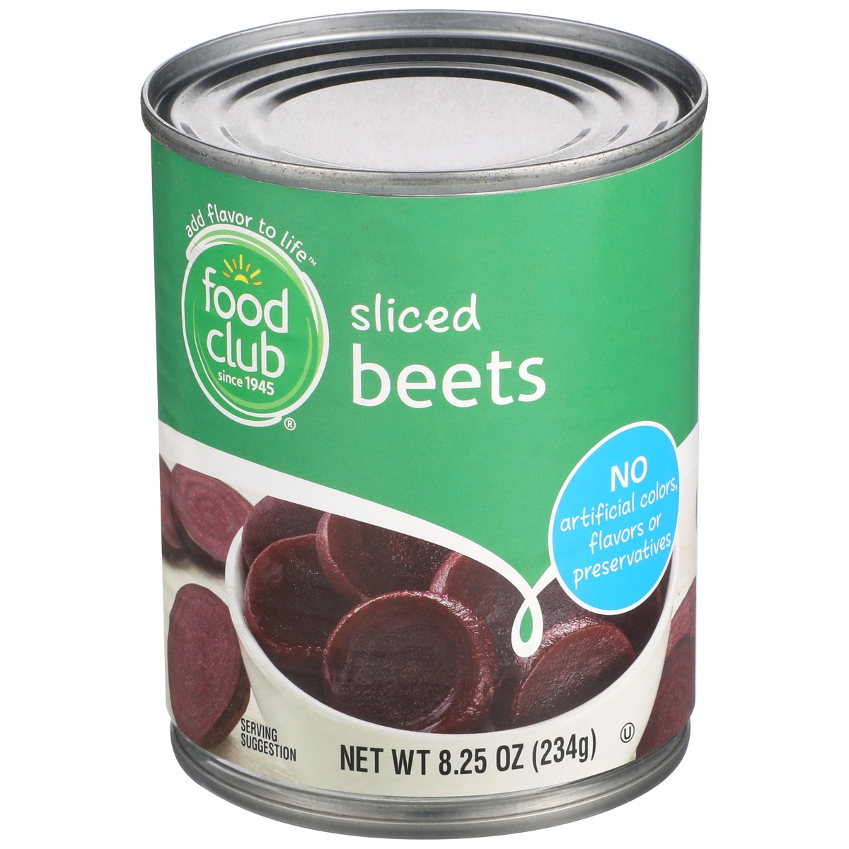 slide 1 of 1, Food Club Sliced Beets, 8.25 oz