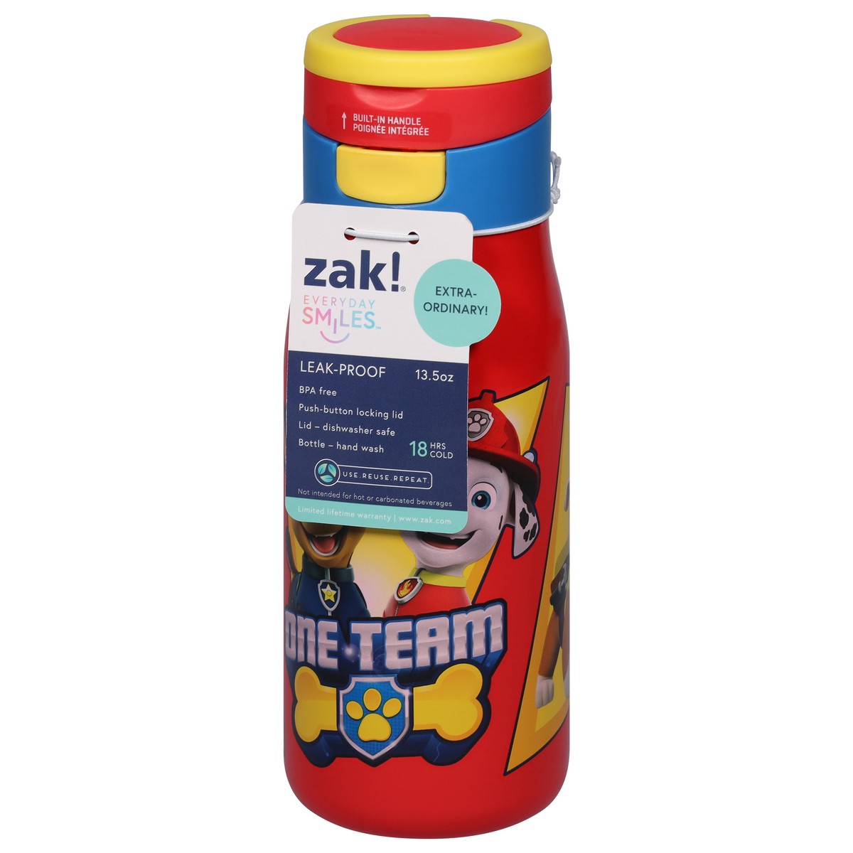 Zak Designs PAW Patrol 13.5oz Stainless Steel Water Bottle Reviews 2023