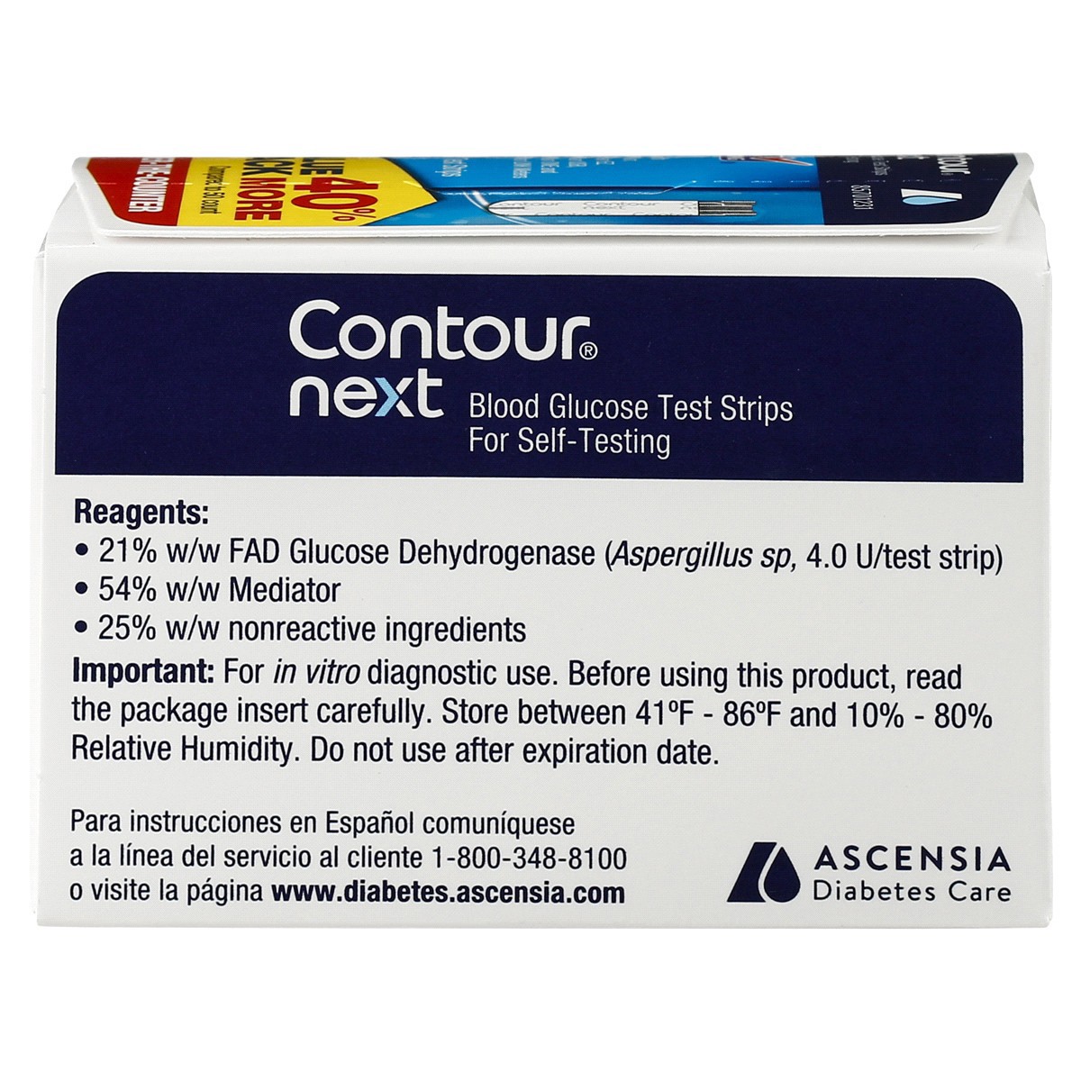 slide 3 of 5, Contour Next Blood Glucose Test Strips Value Pack 70 ea, 70 ct