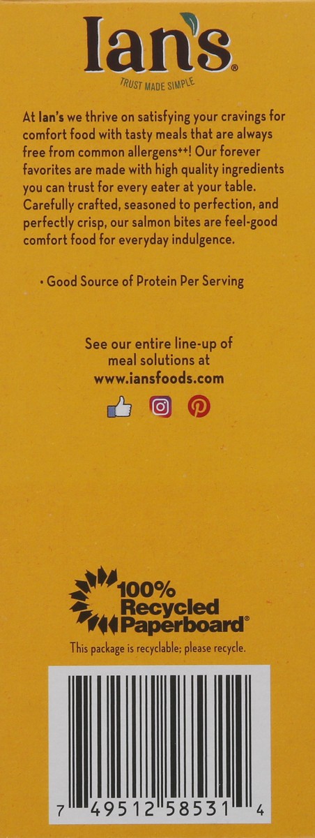 slide 3 of 15, Ian's Natural Foods Ians Natural Foods Salmon Bites Garlic Herb, 10 oz