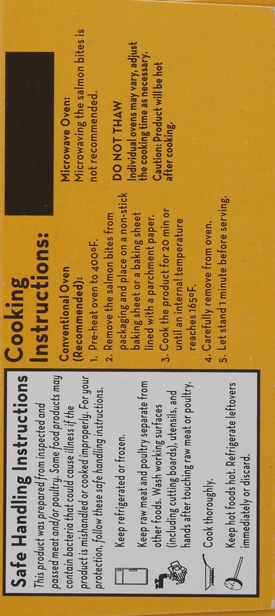 slide 15 of 15, Ian's Natural Foods Ians Natural Foods Salmon Bites Garlic Herb, 10 oz