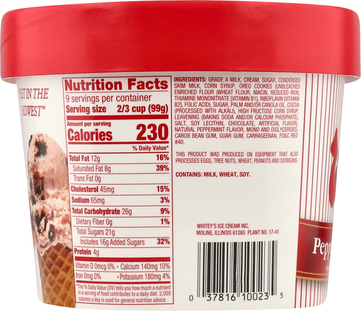 slide 4 of 14, Whitey's Peppermint Cookie Ice Cream 1.5 qt, 1.5 qt