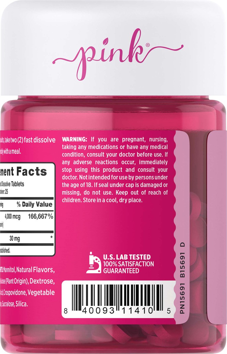 slide 2 of 5, Pink Get Up & Go B12 Plus L-Carnitine, 1 ct