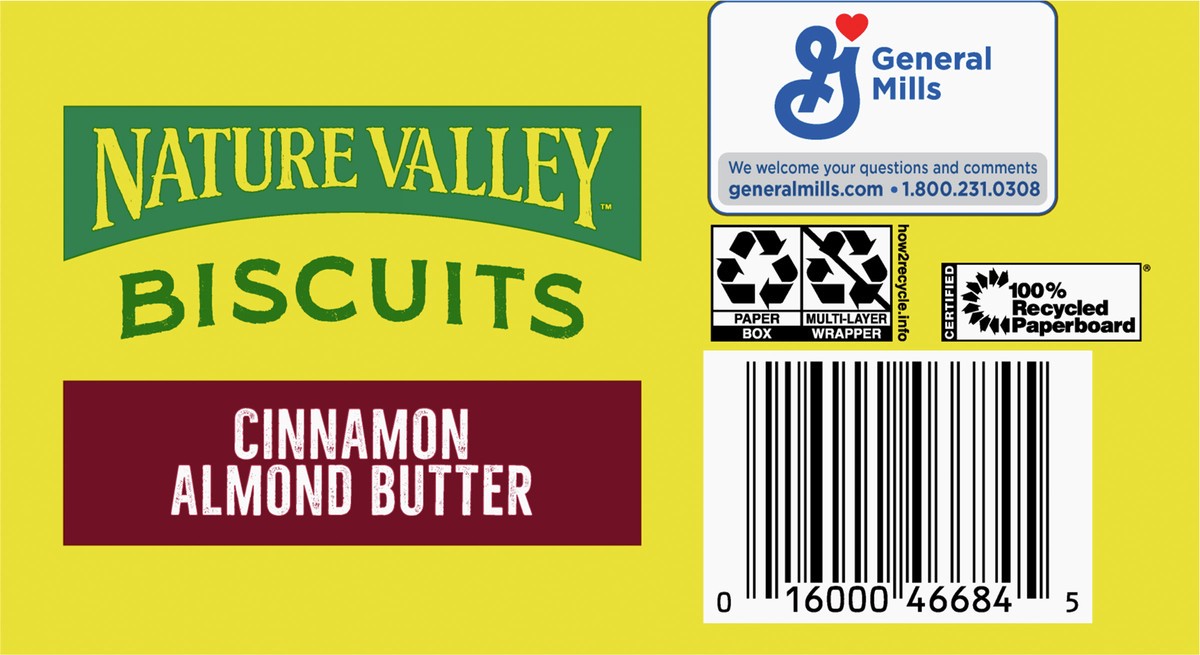 slide 8 of 13, Nature Valley Biscuit Sandwiches, Almond Butter- 5 ct, 5 ct