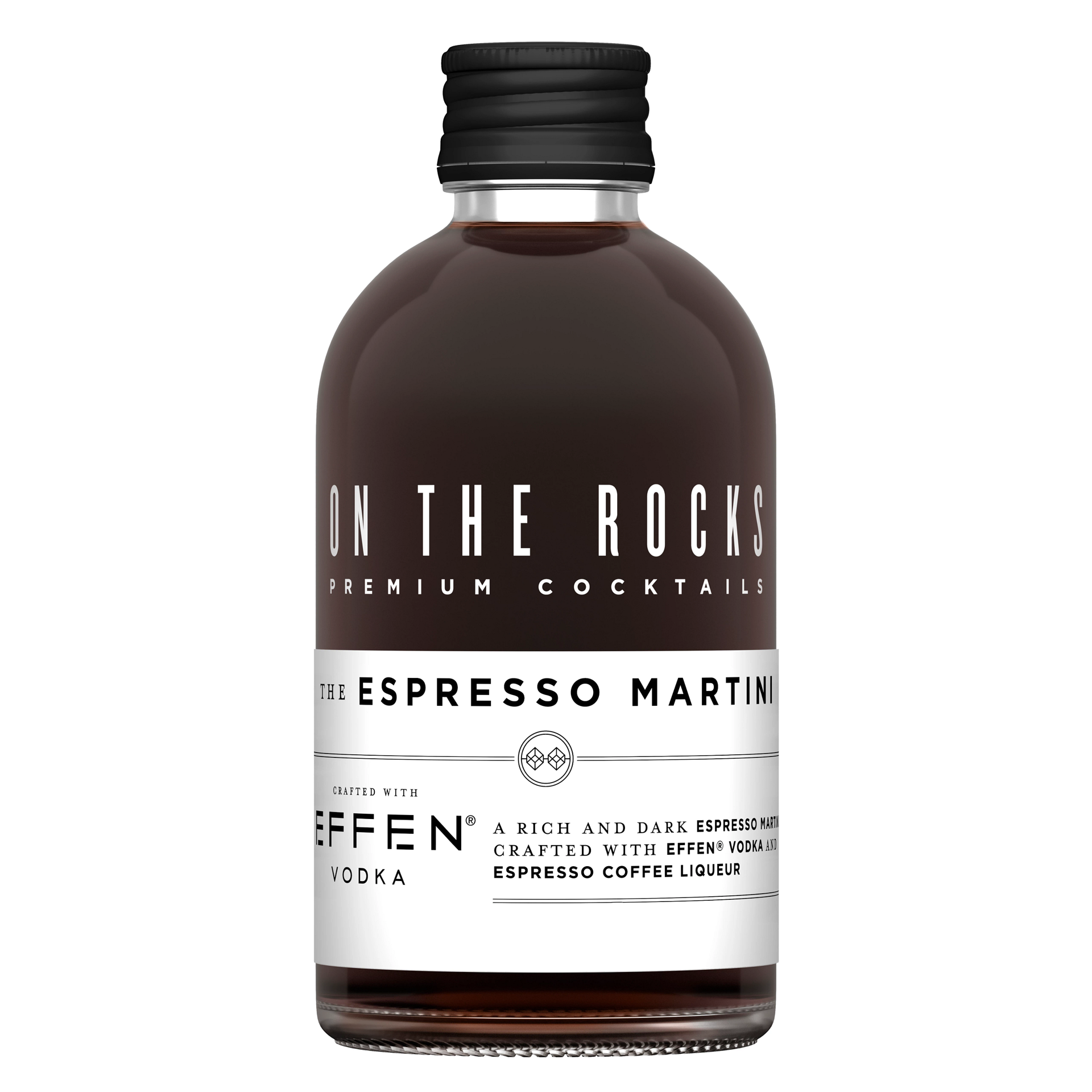 slide 2 of 2, On The Rocks EFFEN Espresso Martini Ready to Drink Cocktail 200 ml, 200 ml