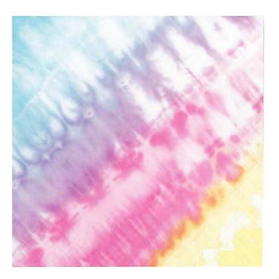 slide 1 of 9, Party Creations 2 Ply Tie Dye Party Napkins 16 ea, 16 ct