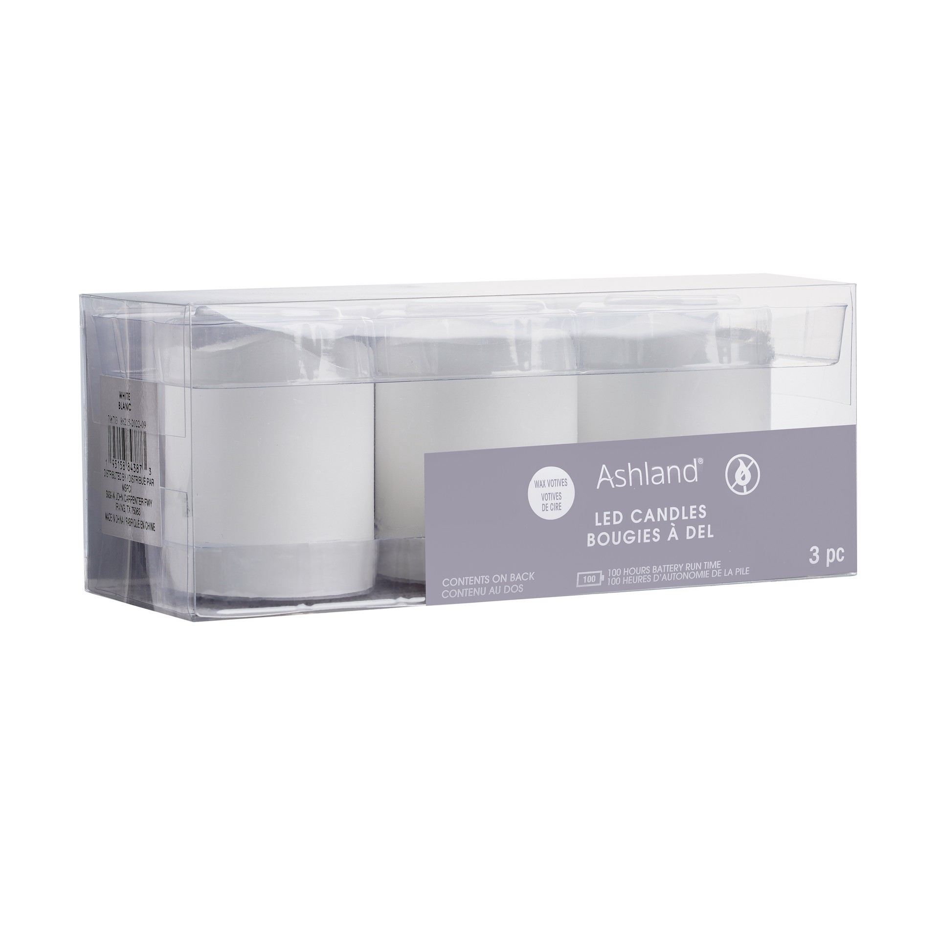 slide 2 of 3, White Led Votive Candles By Ashland, 3ct., 3 ct