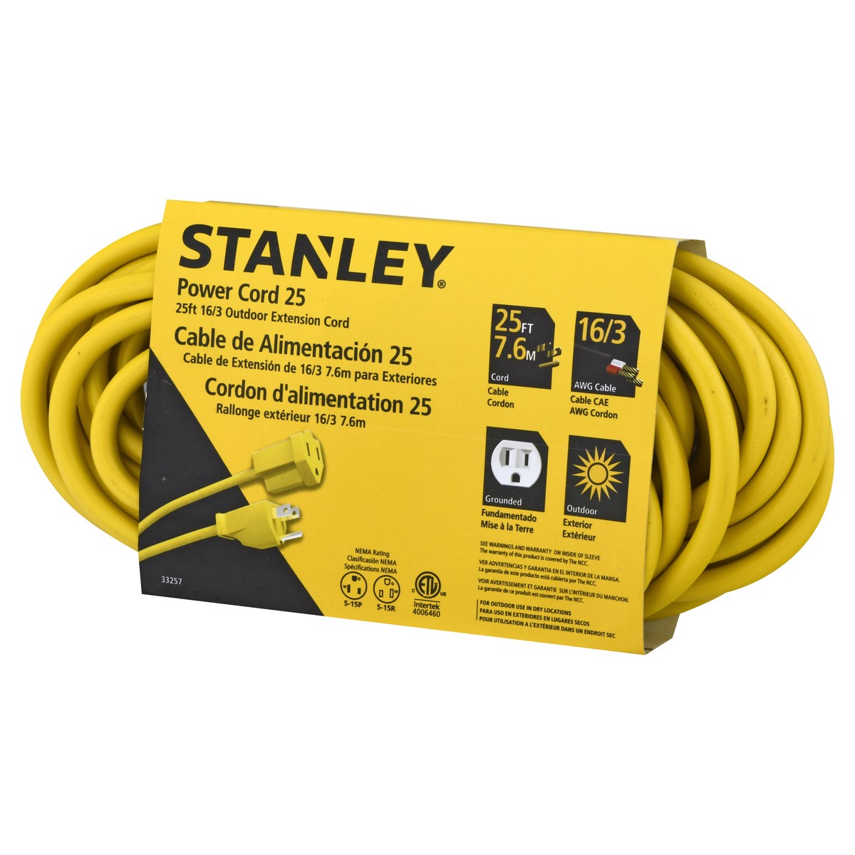slide 2 of 11, STANLEY Extension Power Cord, 1 ct