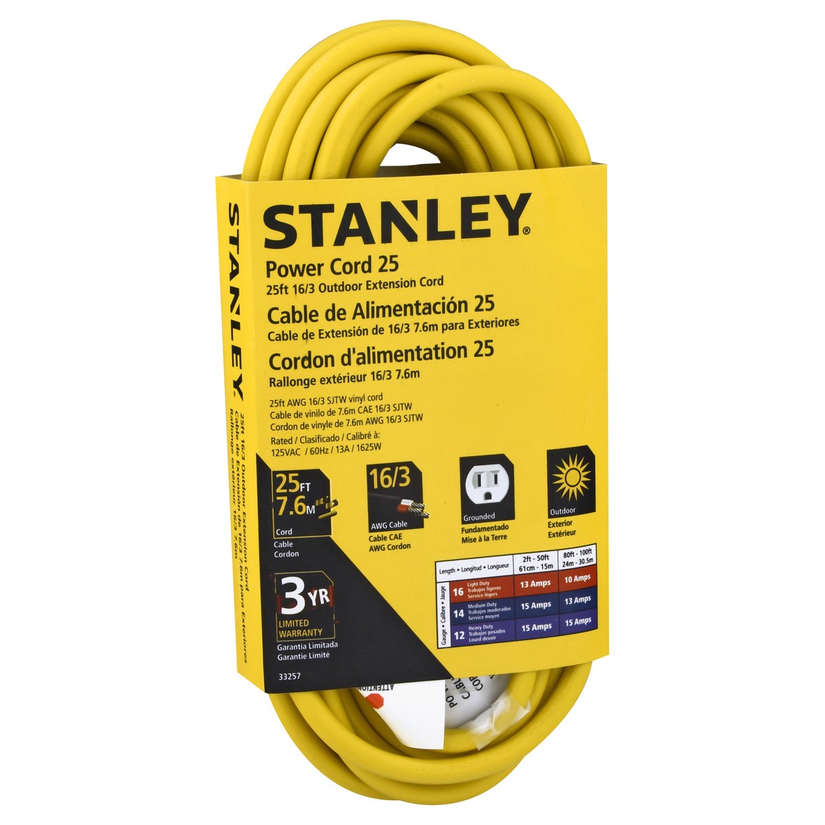 slide 8 of 11, STANLEY Extension Power Cord, 1 ct