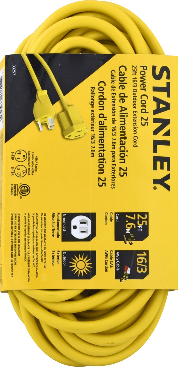 slide 6 of 11, STANLEY Extension Power Cord, 1 ct