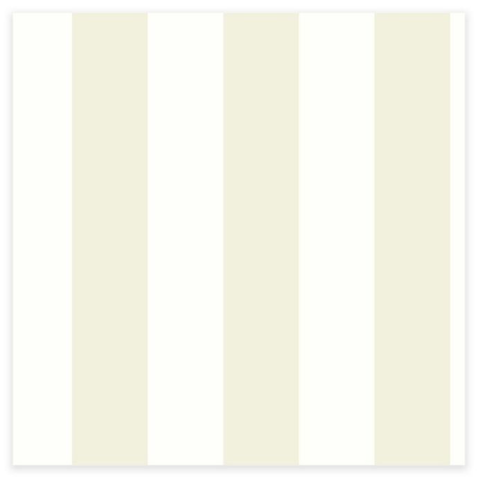 slide 1 of 7, RoomMates Awning Stripe Peel & Stick Wallpaper - Neutral, 1 ct